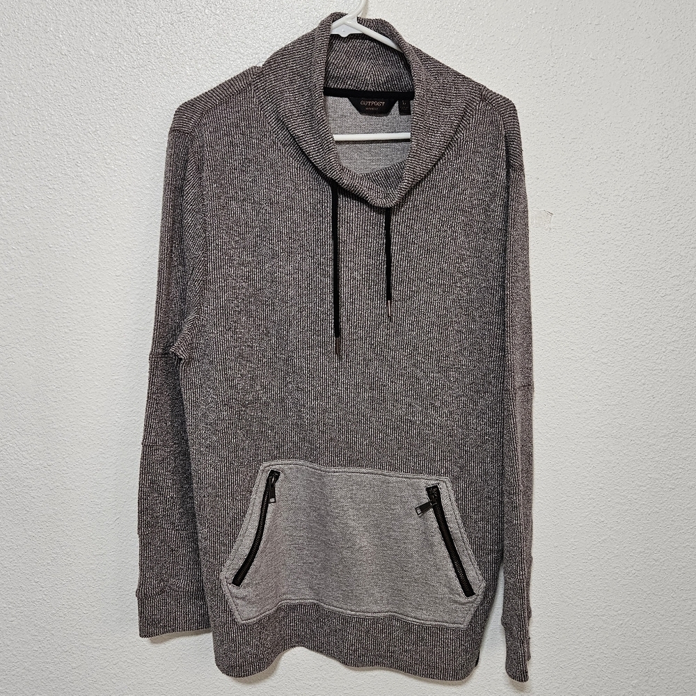 Mens Outpost funnel neck sweater size large